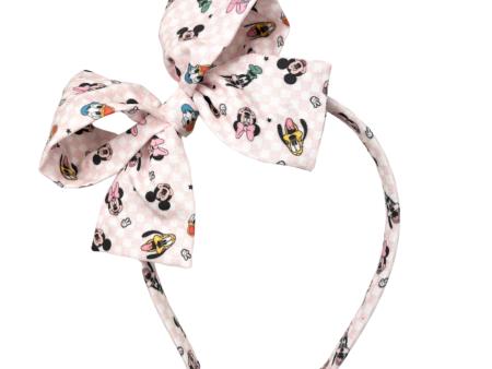 Hiya Pals in Pink Check :: Big Girl Headband Sale