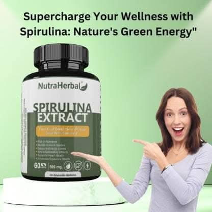 Spirulina capsule (60 pieces) | NUTRAHERBAL For Cheap