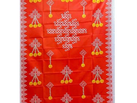 Anu Collection Pooja Printed Backdrop Cloth Washable Taiwan Fabric (8ft x 5ft, Multicolor, TPT) Discount